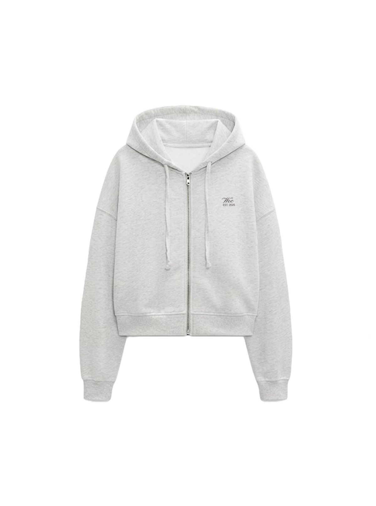 Angel Wings Boxy Zip Hoodie