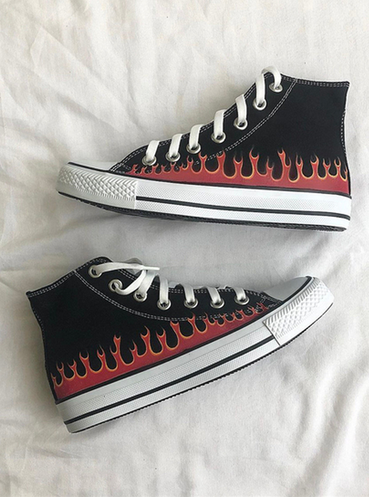 Fire Flame Shoes