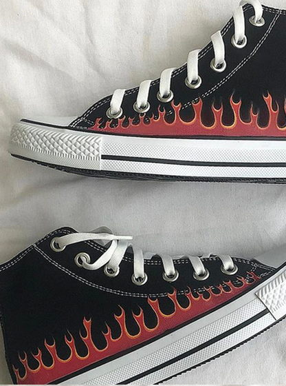 Fire Flame Shoes