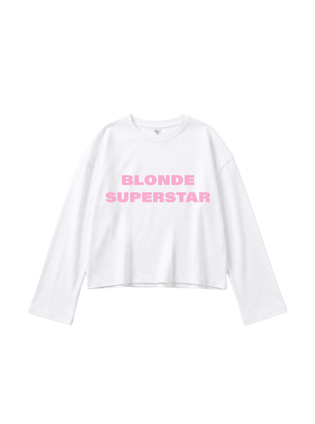 Blonde Superstar Flare-Cuff Top