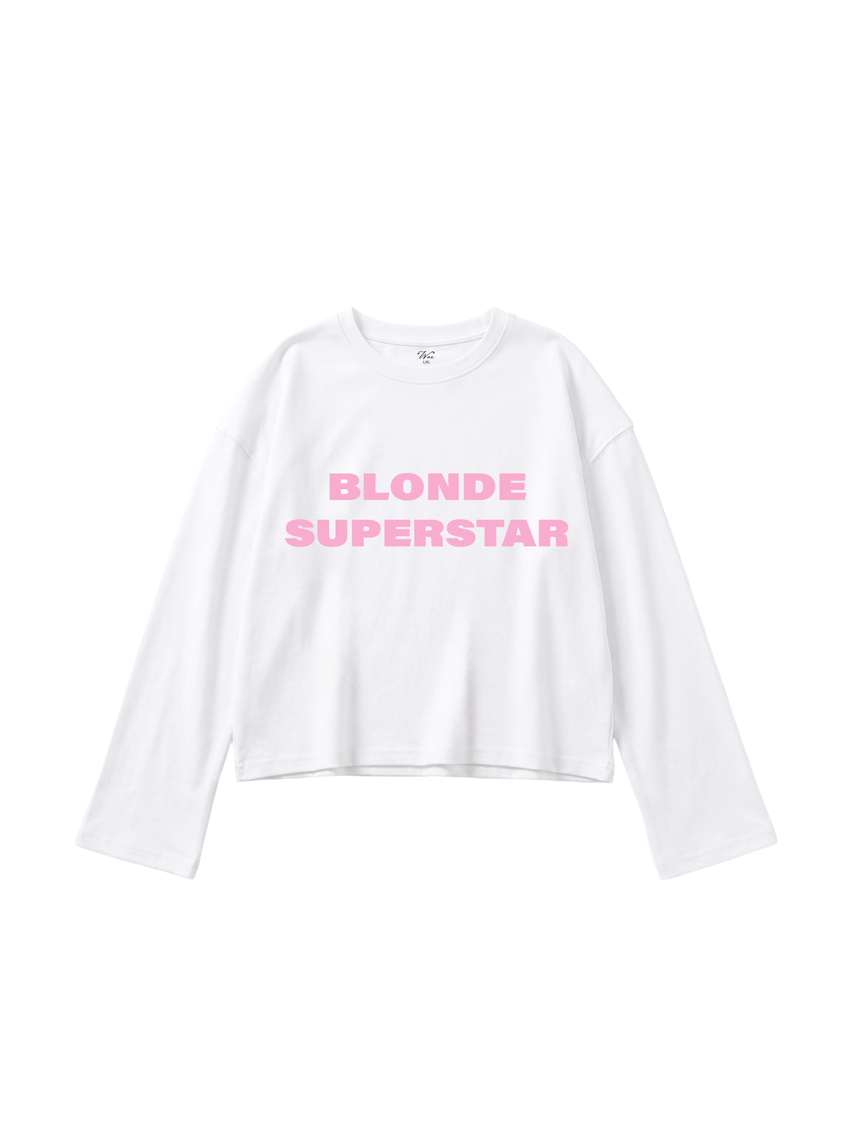 Blonde Superstar Flare-Cuff Top