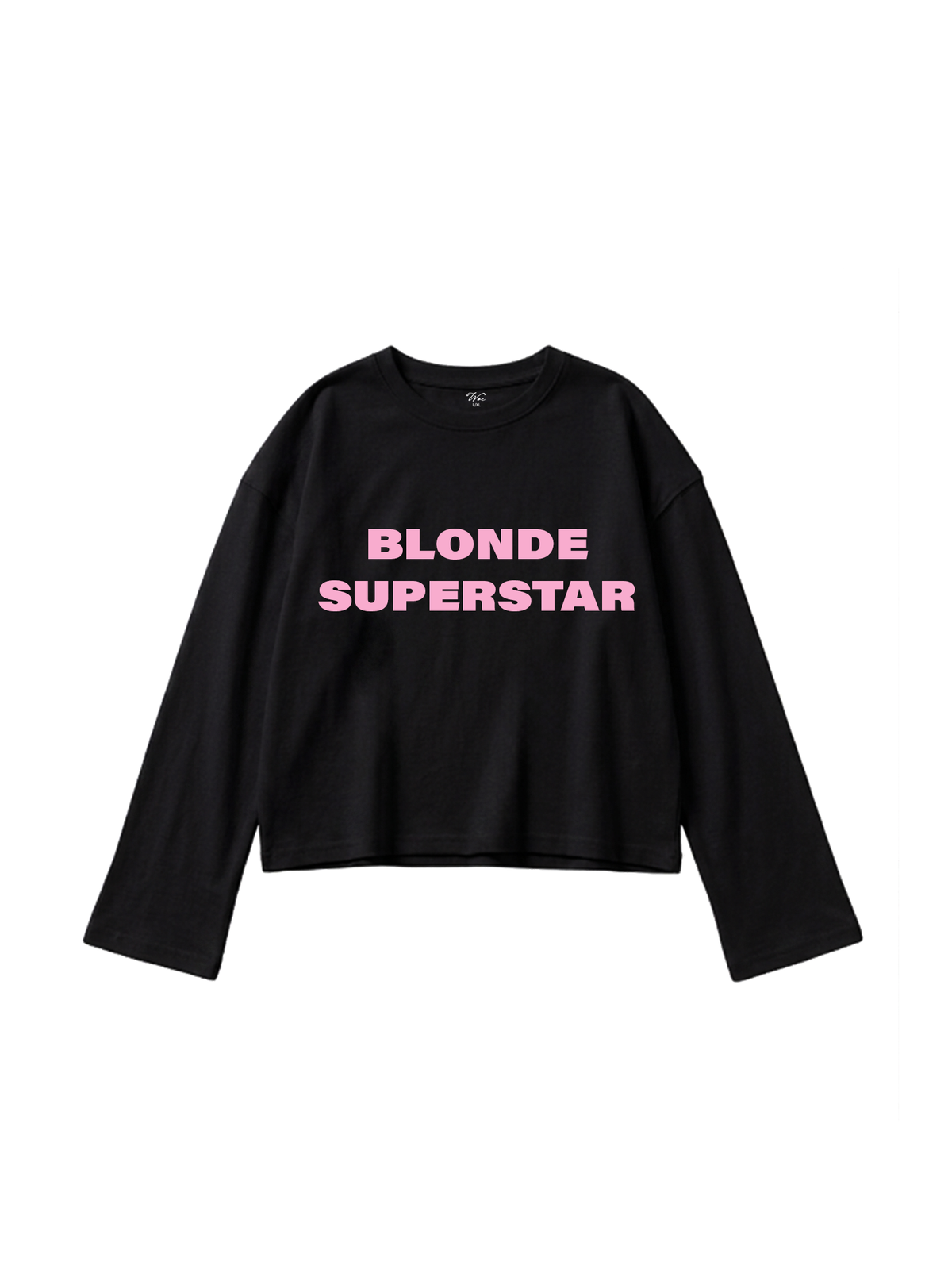Blonde Superstar Flare-Cuff Top