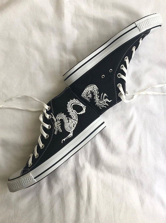Old School Dragon Shoes