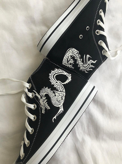 Old School Dragon Shoes
