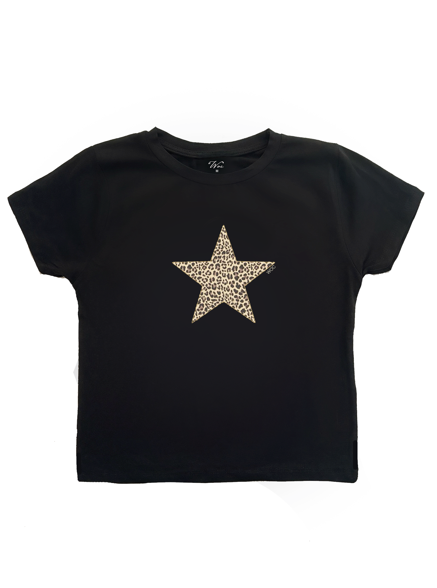 "Leopard Star" Baby Tee