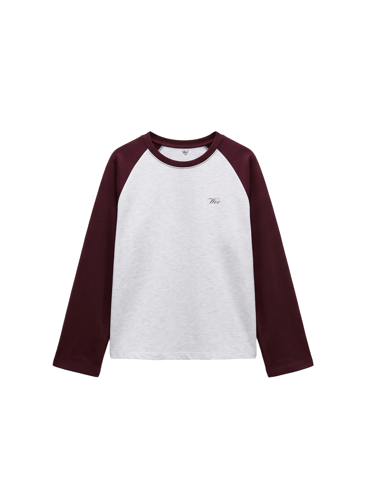 Contrast Raglan Sleeve Sweatshirt