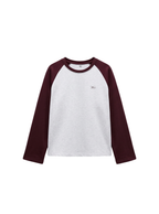 Contrast Raglan Sleeve Sweatshirt