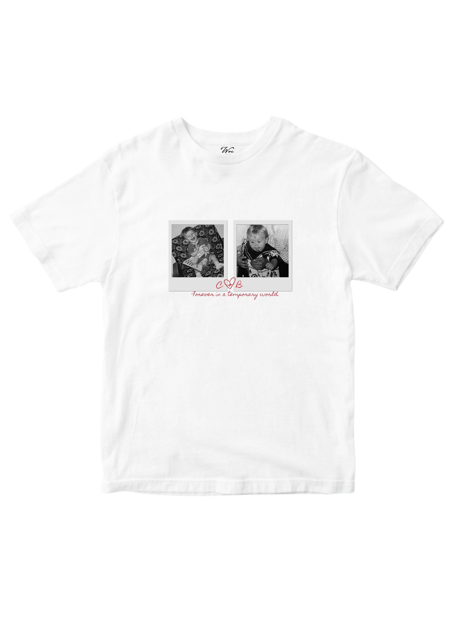 Custom Polaroid "Memories" T-Shirt