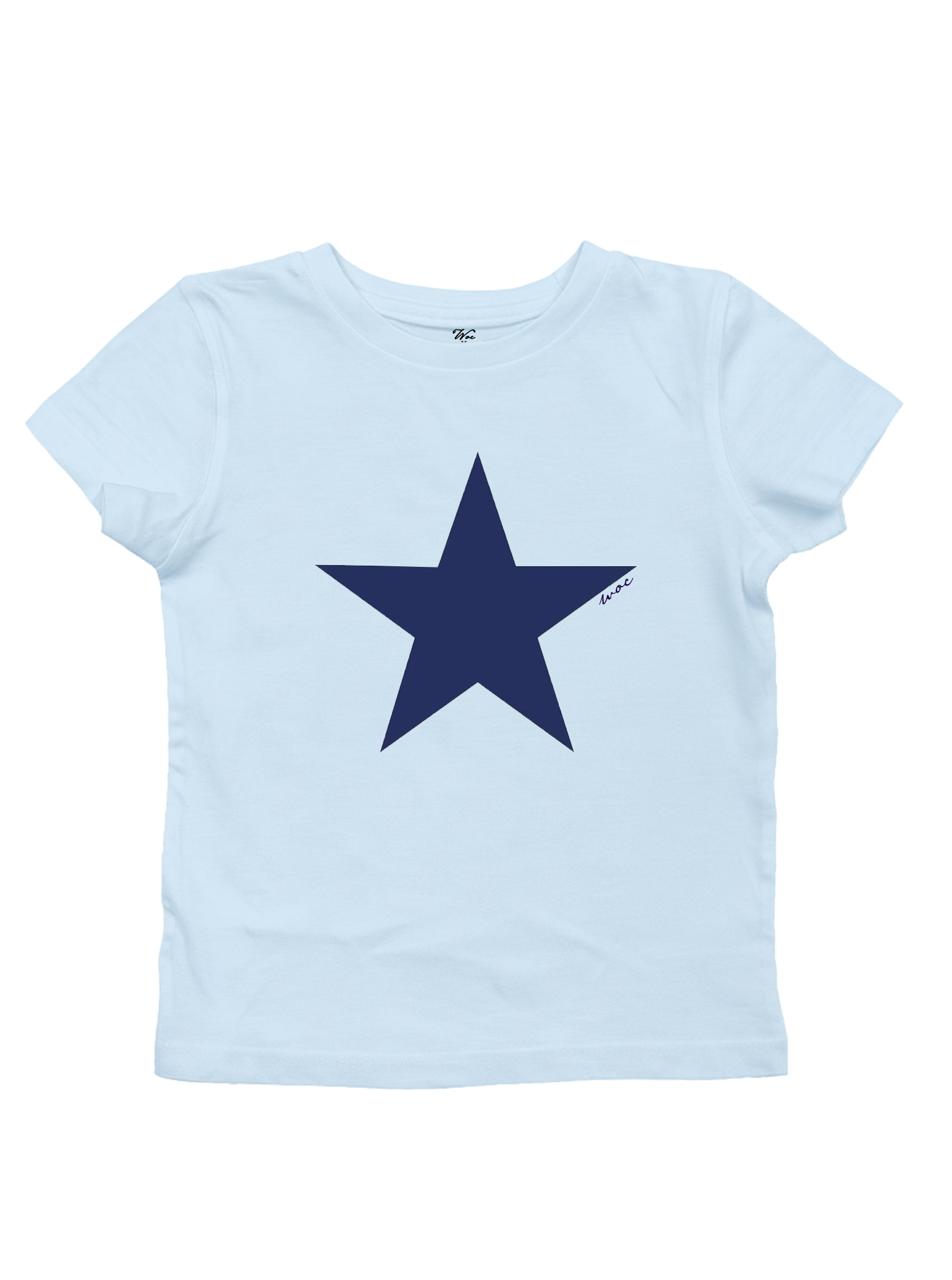 Blue Star Baby Tee