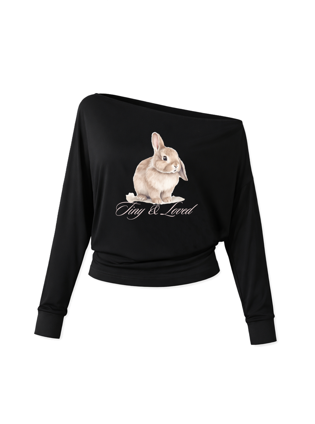 Bunny Kisses One-Shoulder Top