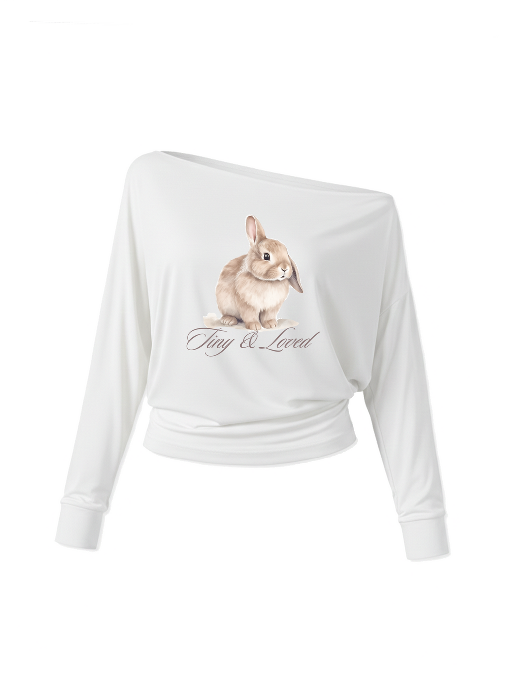 Bunny Kisses One-Shoulder Top
