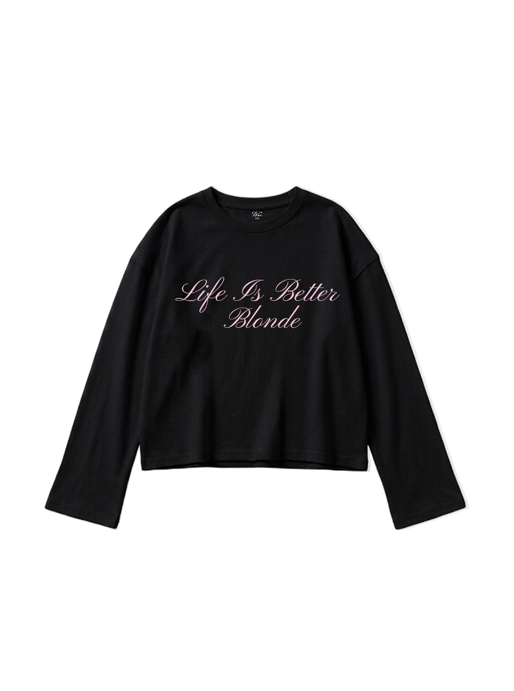 Life Is Better Blonde Flare-Cuff Top