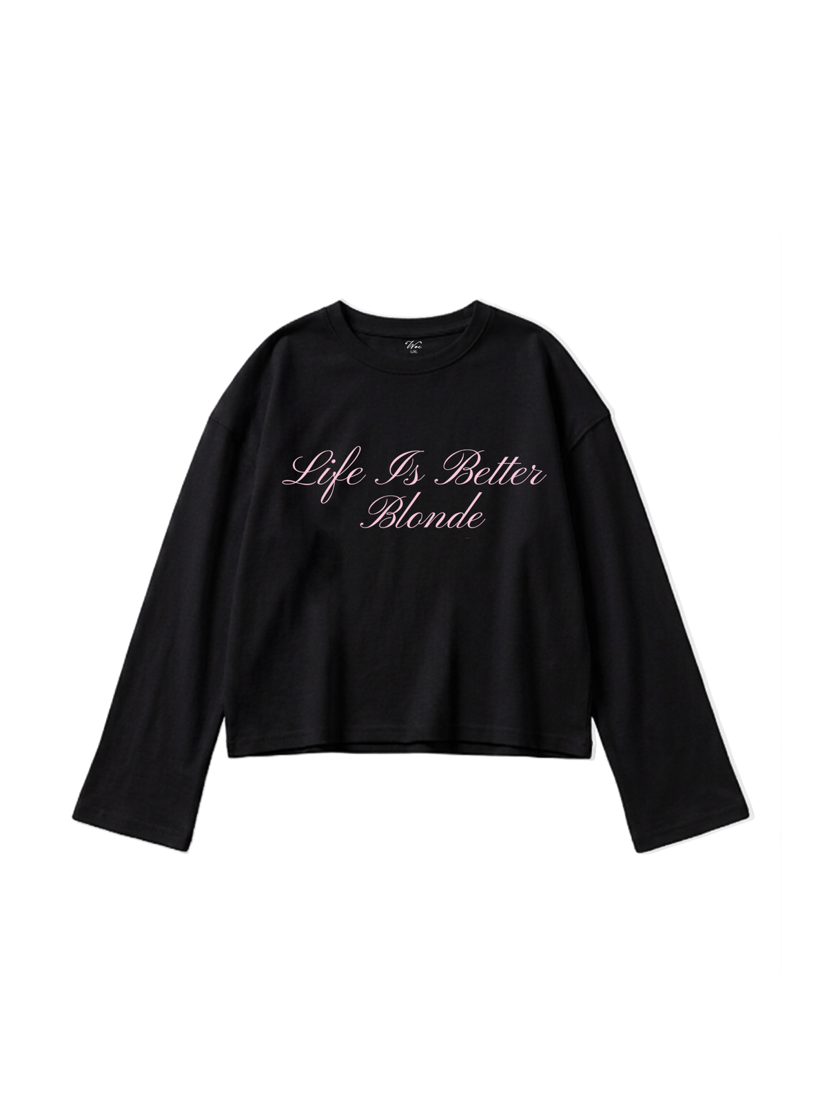 Life Is Better Blonde Flare-Cuff Top