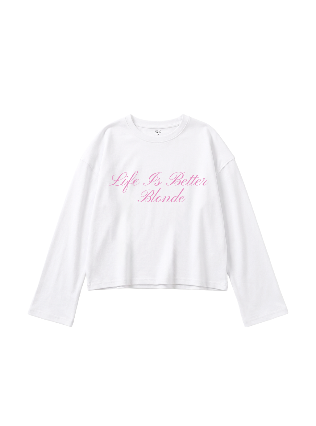 Life Is Better Blonde Flare-Cuff Top