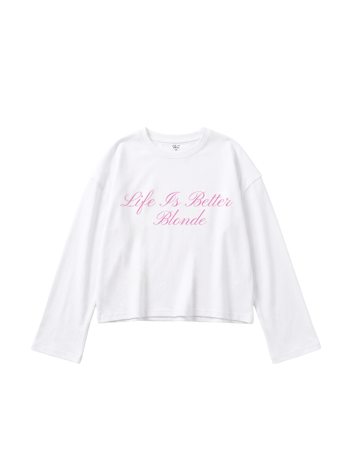 Life Is Better Blonde Flare-Cuff Top