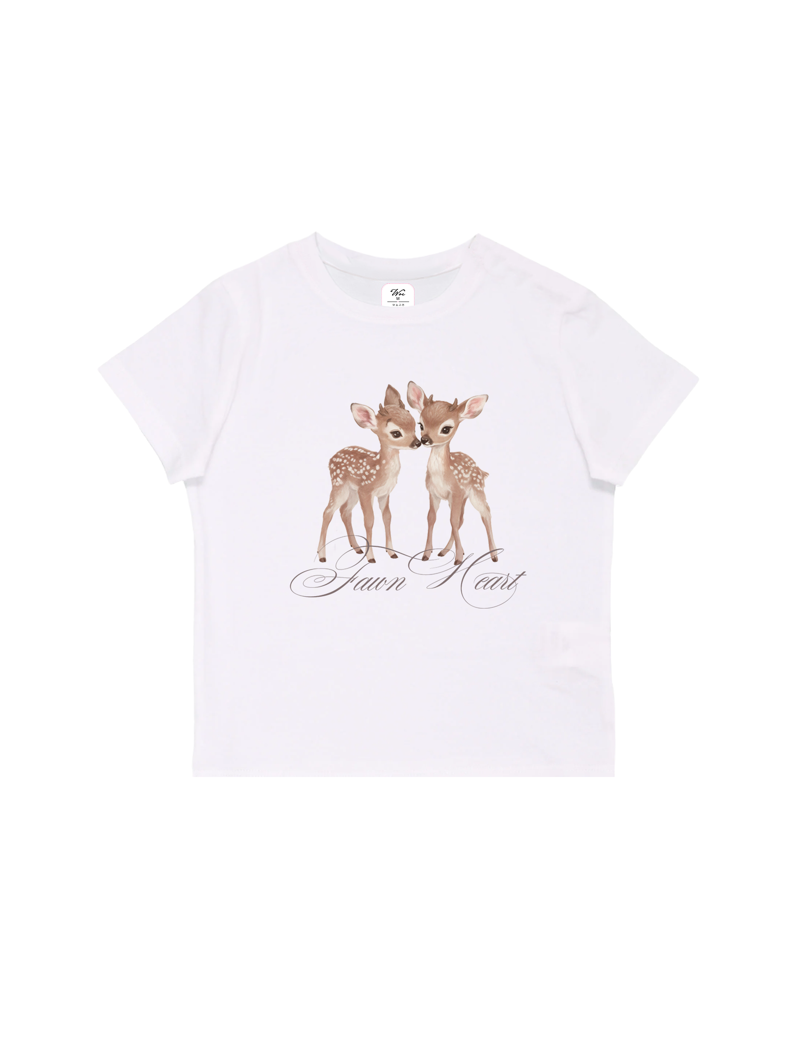 Fawn Heart Baby Tee