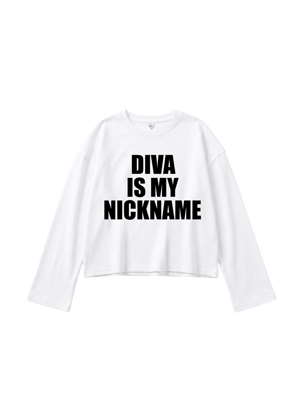 Diva Is My Nickname Flare-Cuff Top
