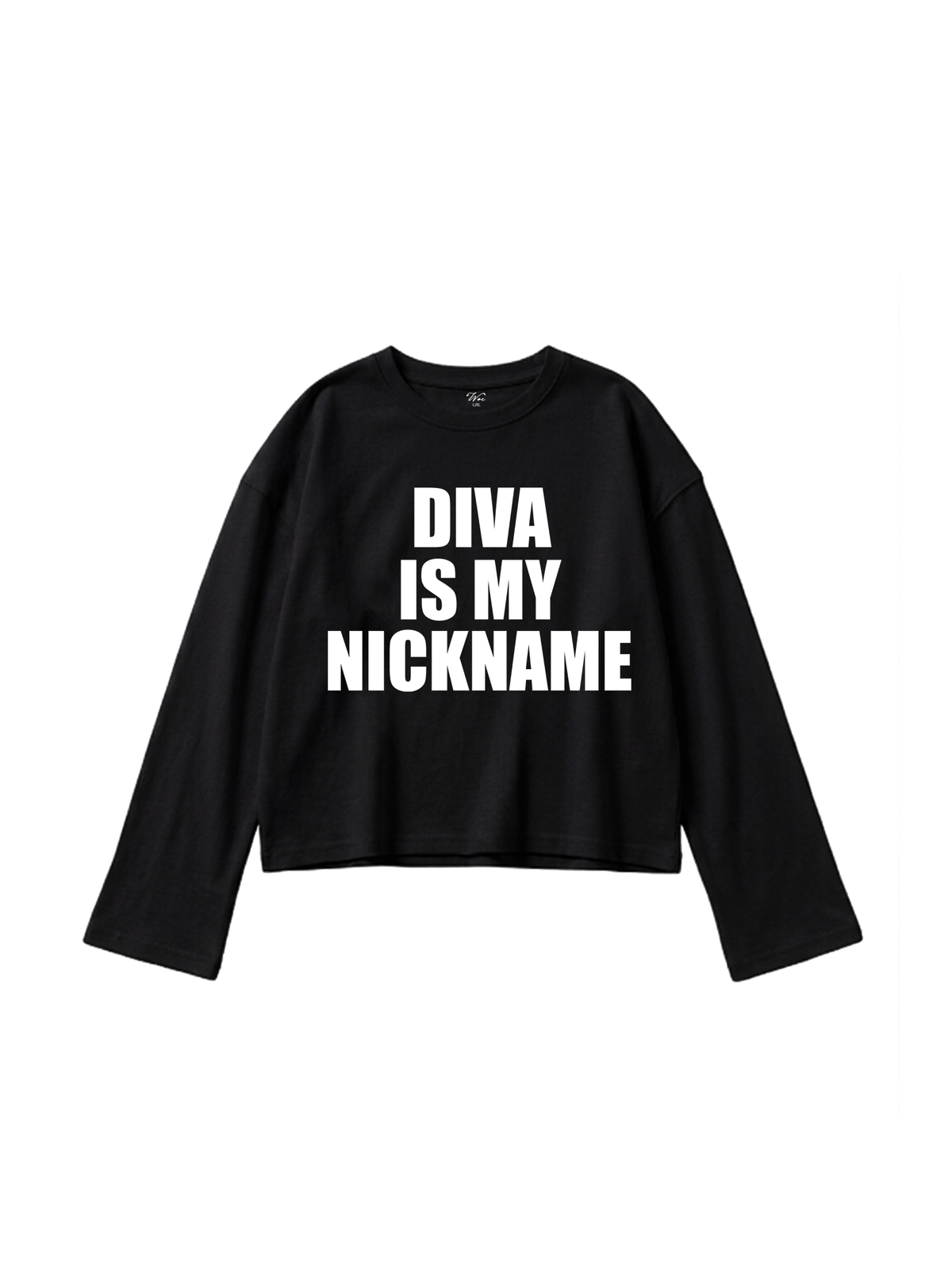 Diva Is My Nickname Flare-Cuff Top