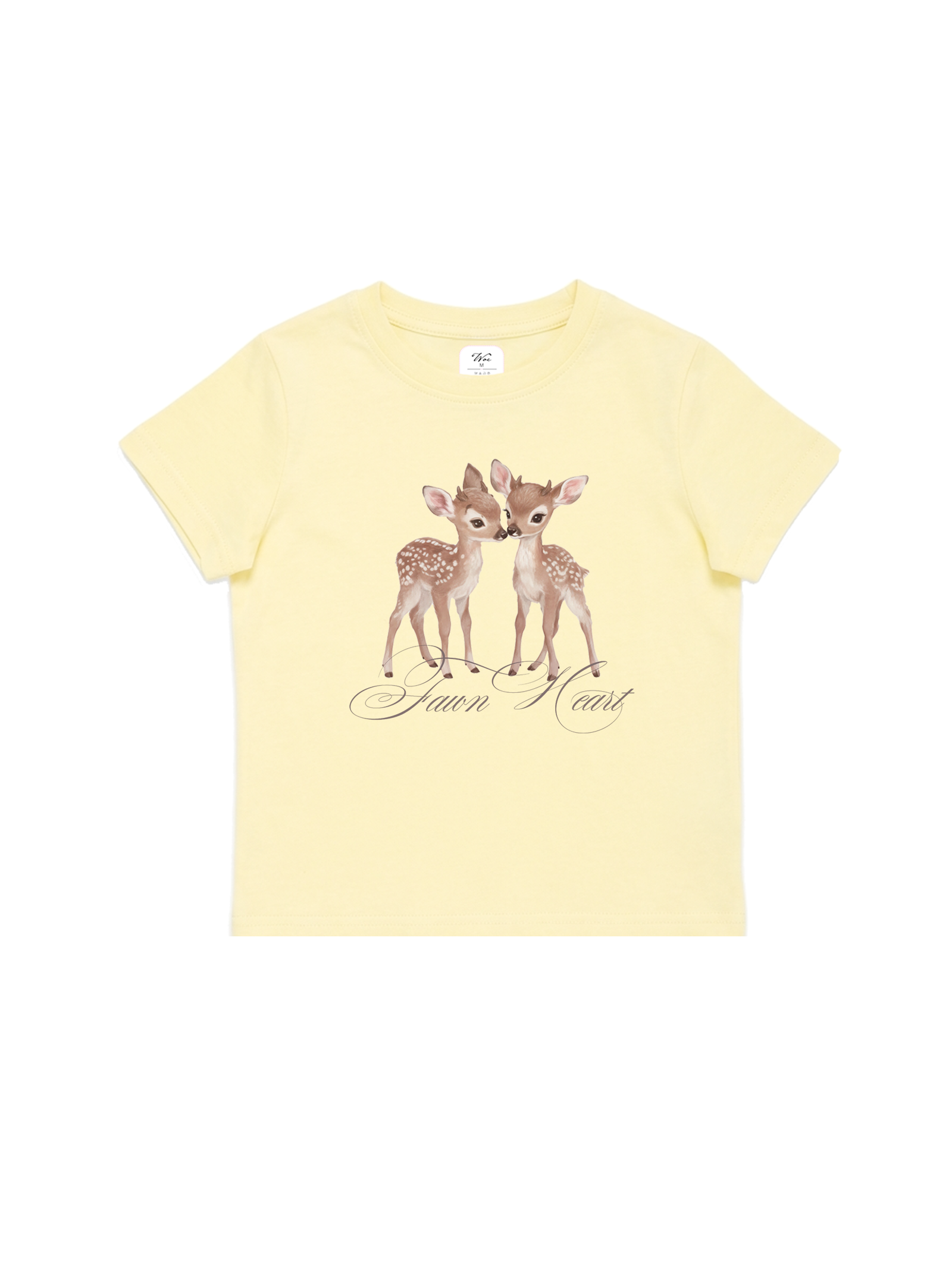 Fawn Heart Baby Tee