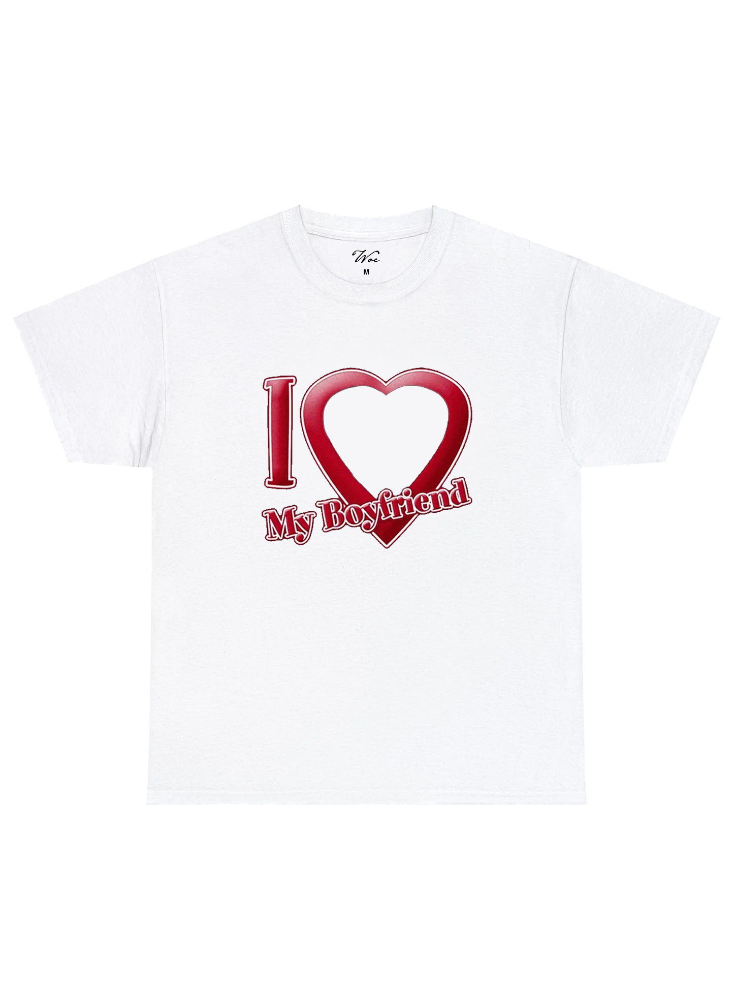 I Love My Boyfriend - İstediğin Resmi Bastır T-Shirt