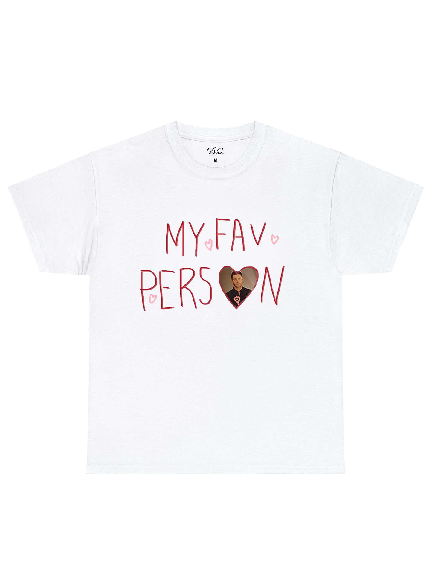 I Love My Fav Person - İstediğin Resmi Bastır T-Shirt