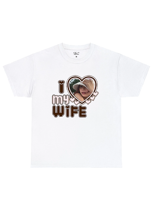 I Love My Wife - İstediğin Resmi Bastır T-Shirt