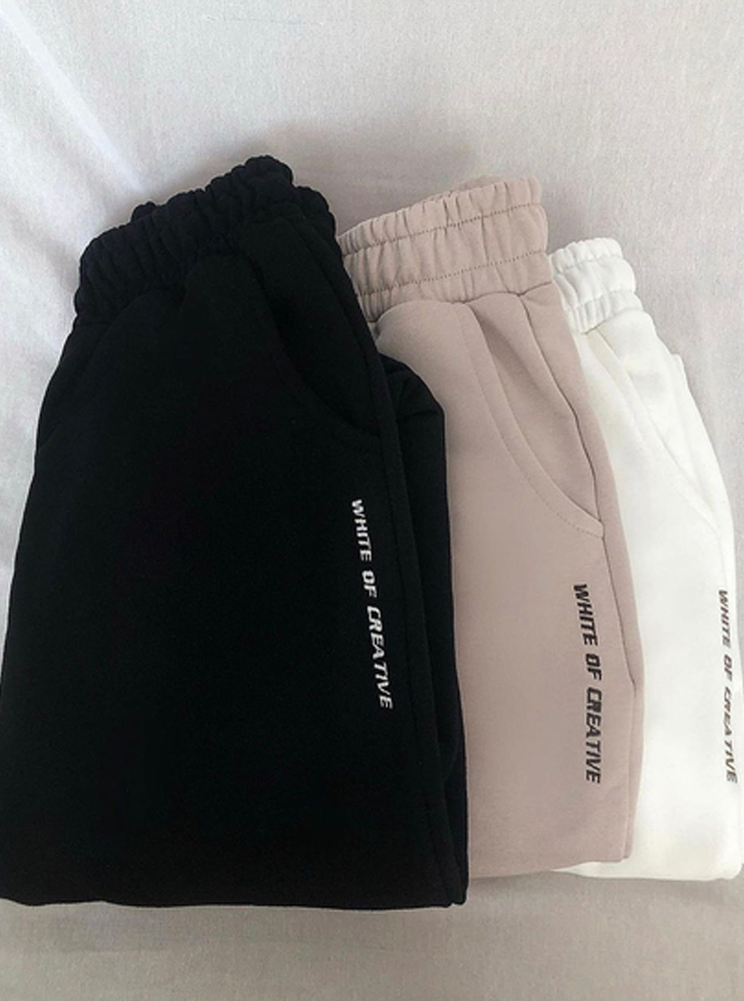 Bej Unisex Jogger
