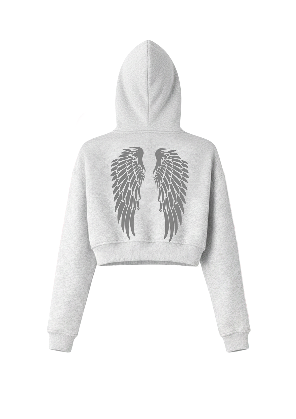 Angel Wings Crop Hoodie
