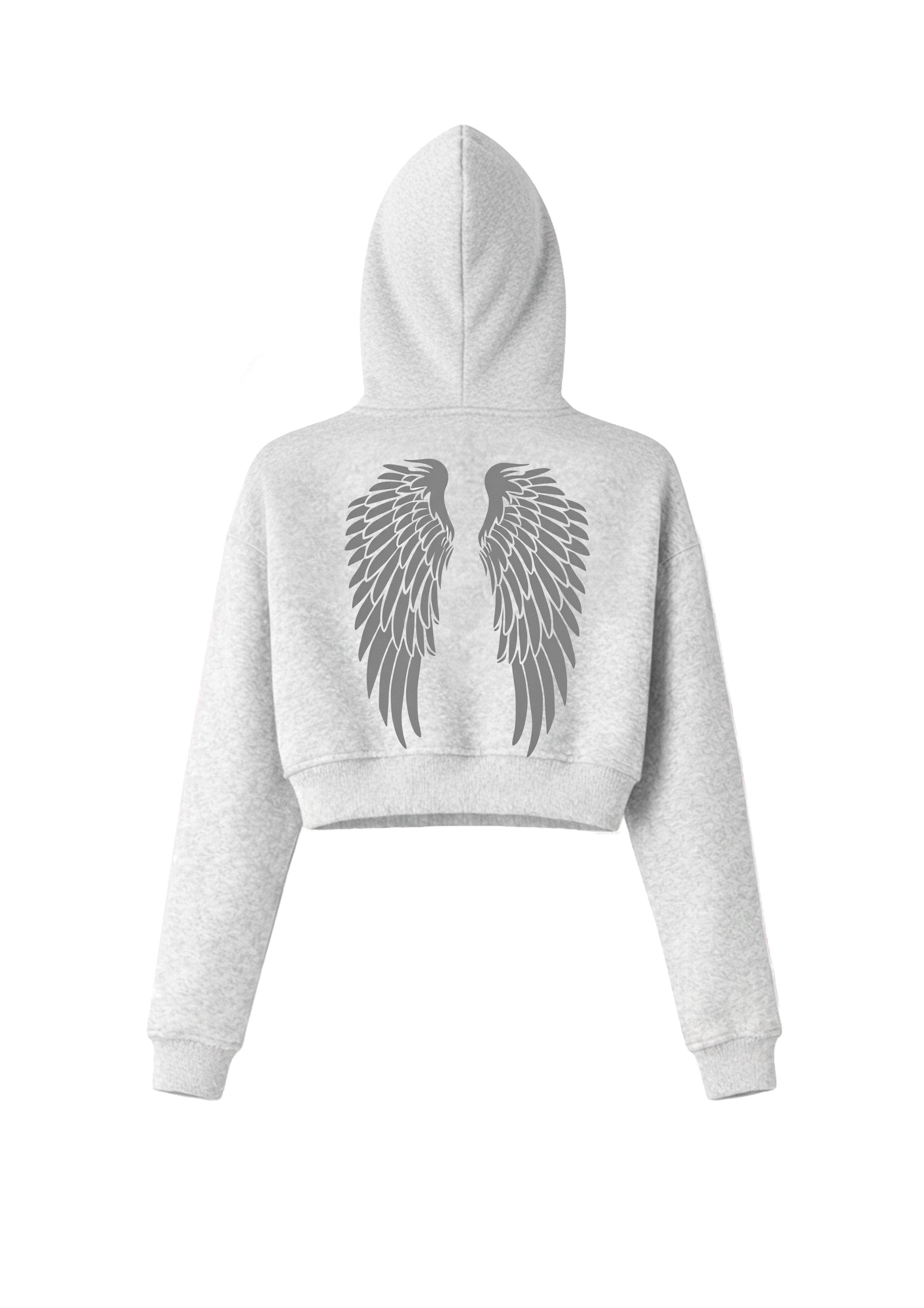 Angel Wings Crop Hoodie