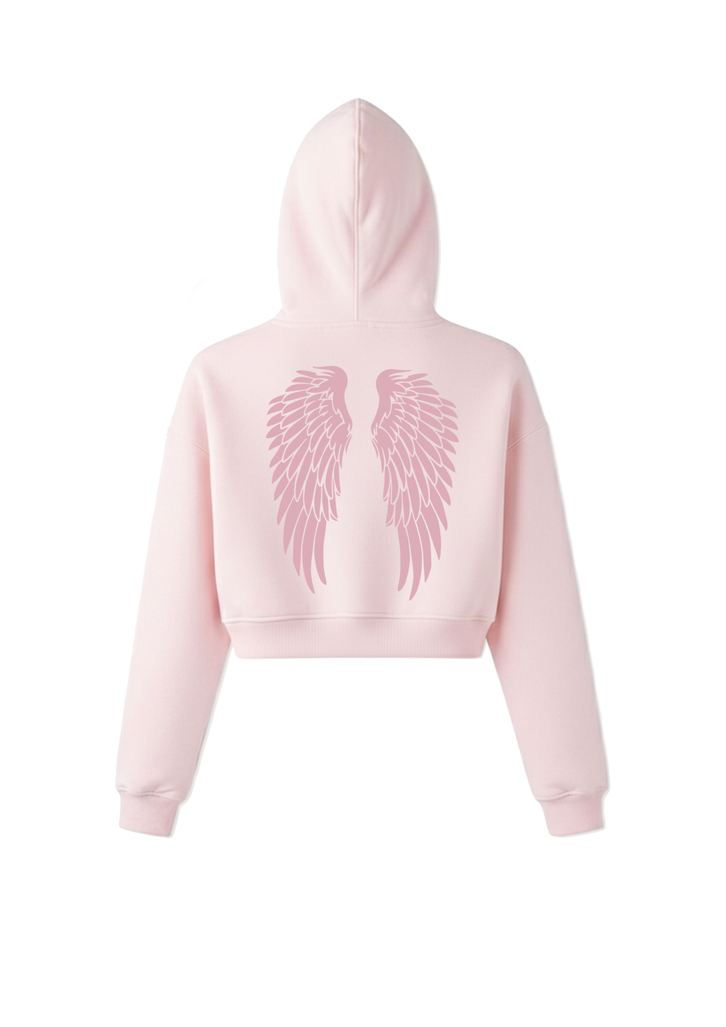 Angel Wings Crop Hoodie