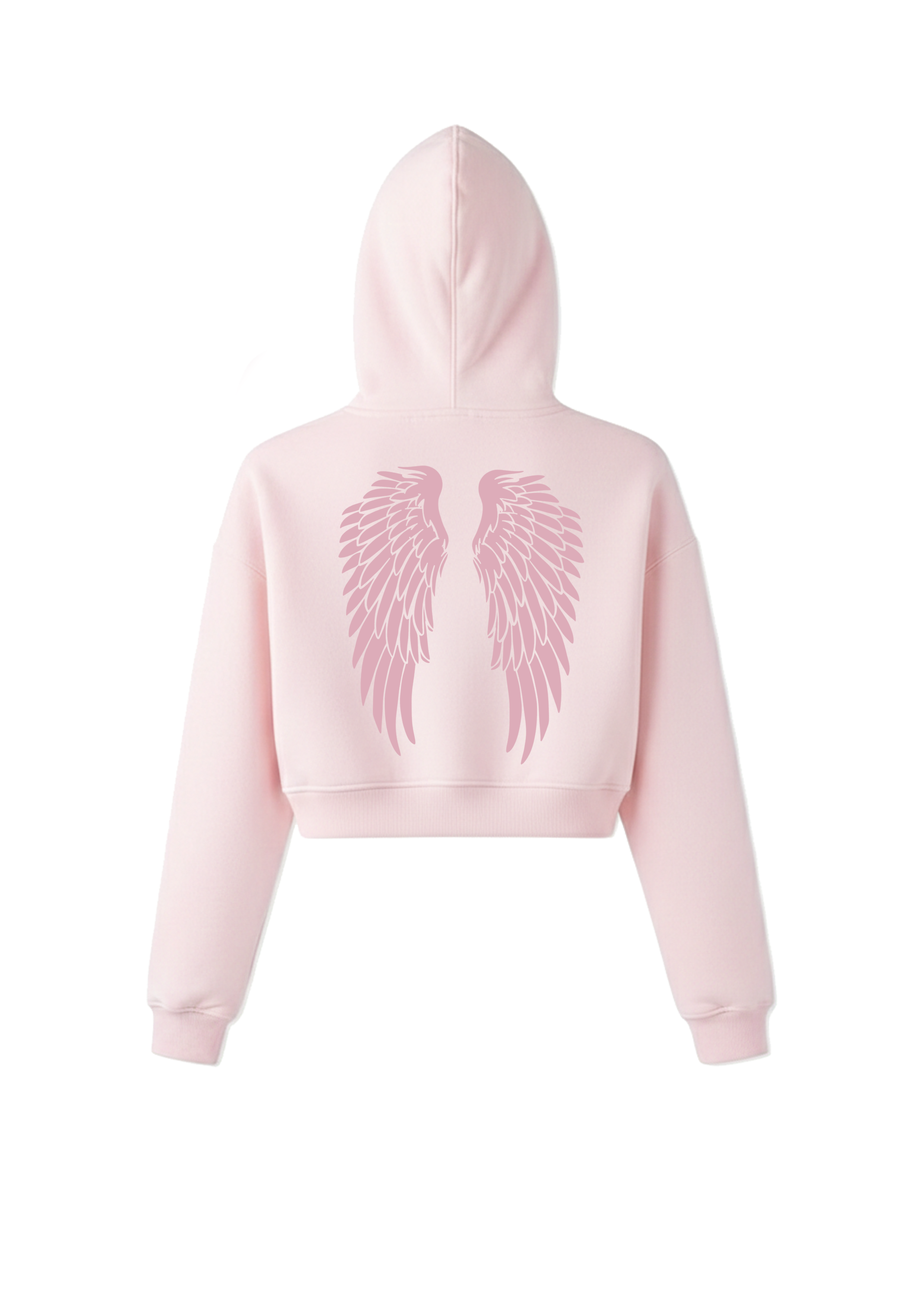 Angel Wings Crop Hoodie