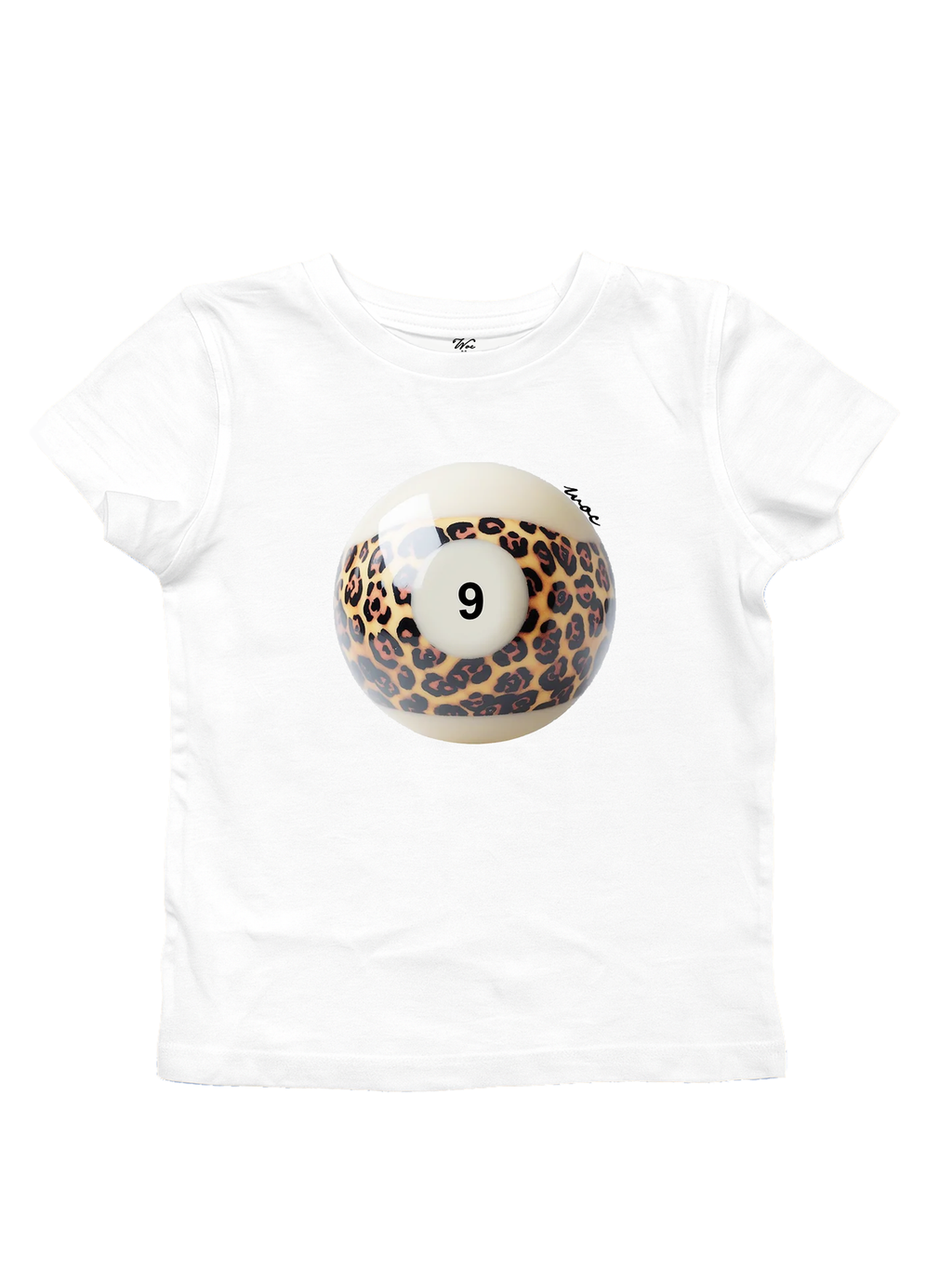 Number 9 Leopard Baby Tee