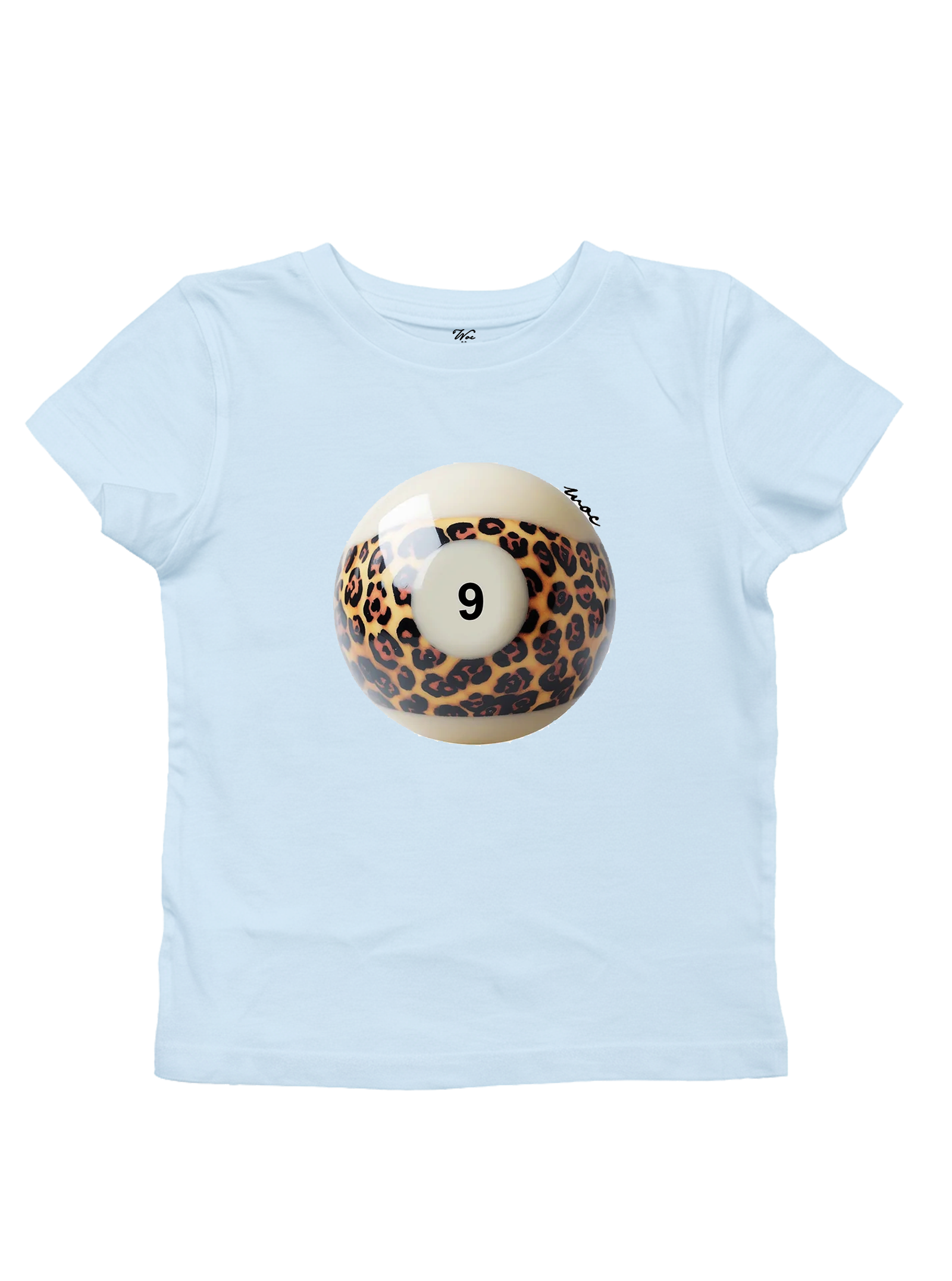 Number 9 Leopard Baby Tee