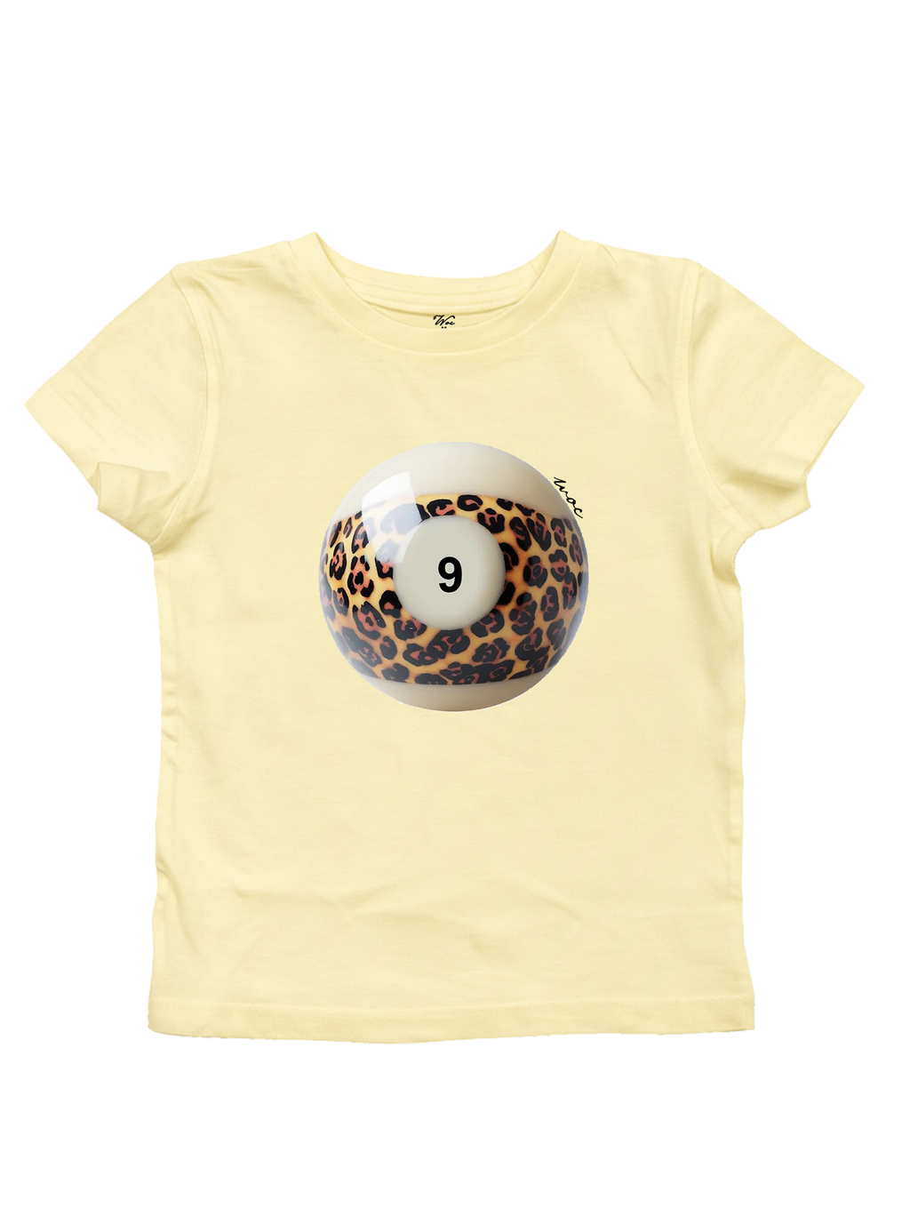 Number 9 Leopard Baby Tee