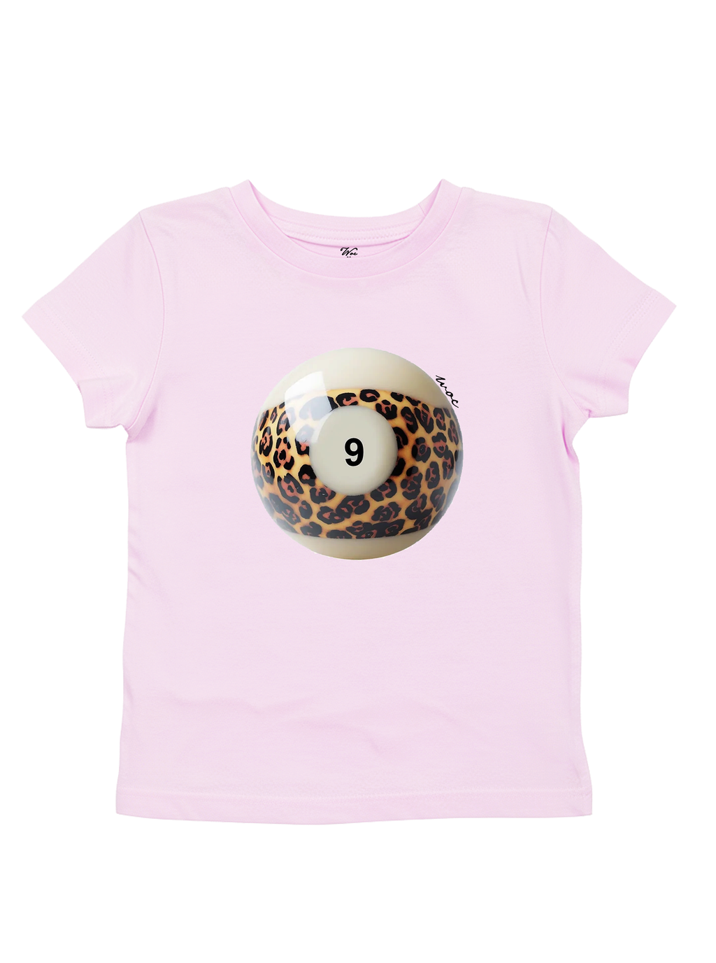 Number 9 Leopard Baby Tee