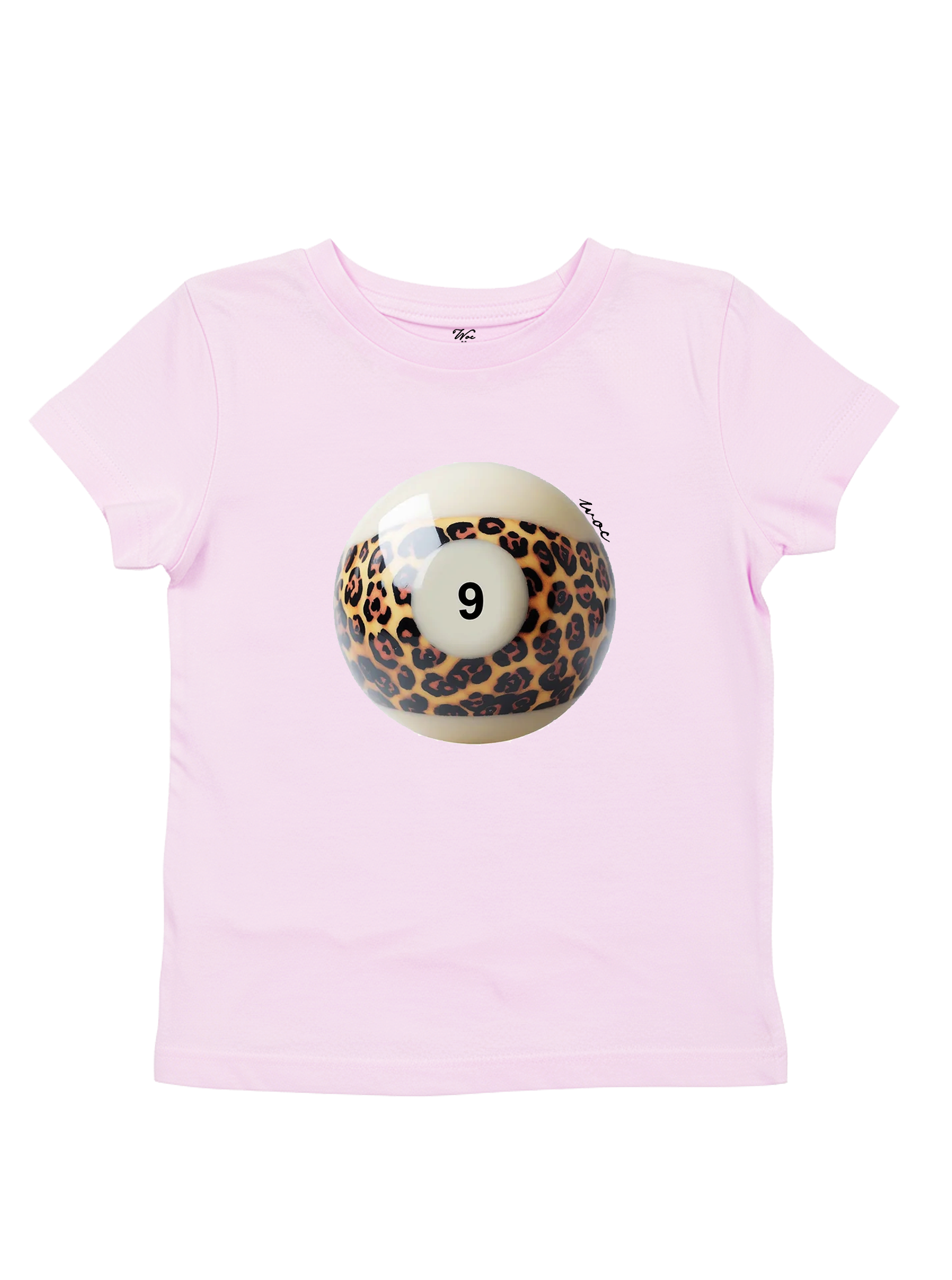 Number 9 Leopard Baby Tee