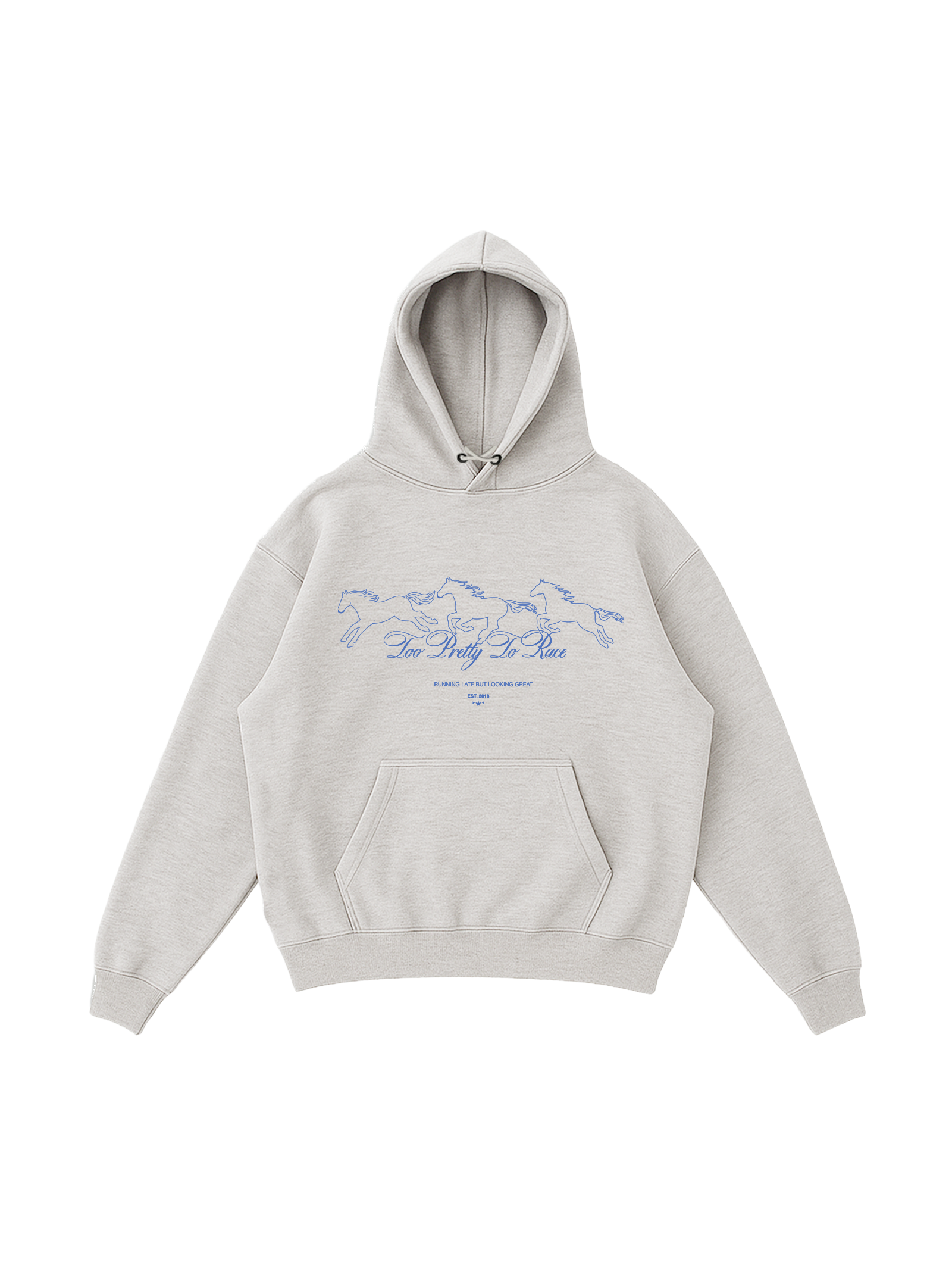 Too Pretty To Race Hoodie