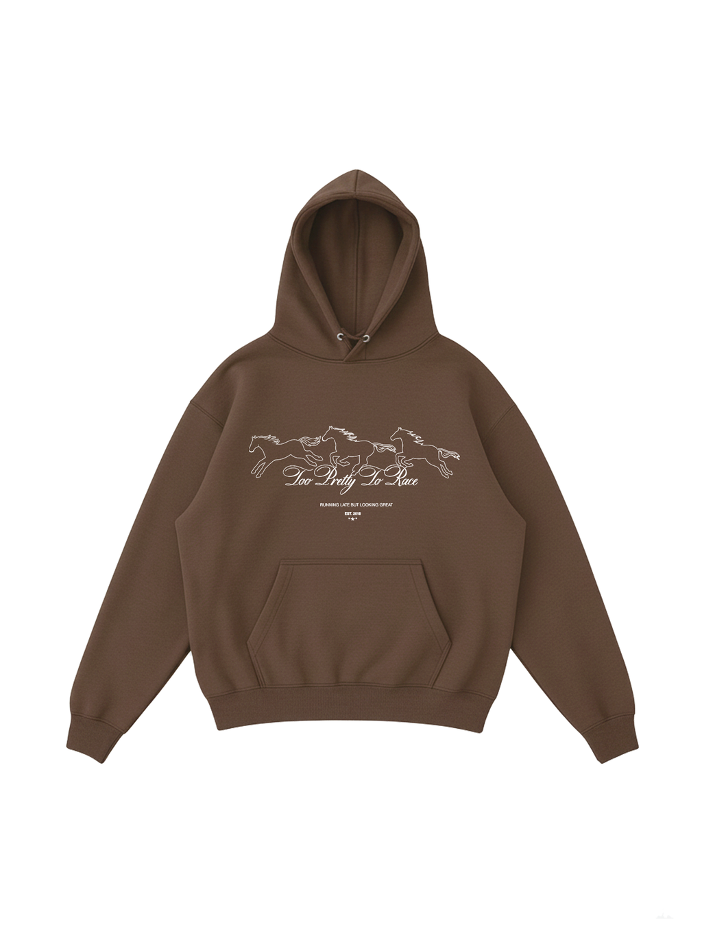 Too Pretty To Race Hoodie