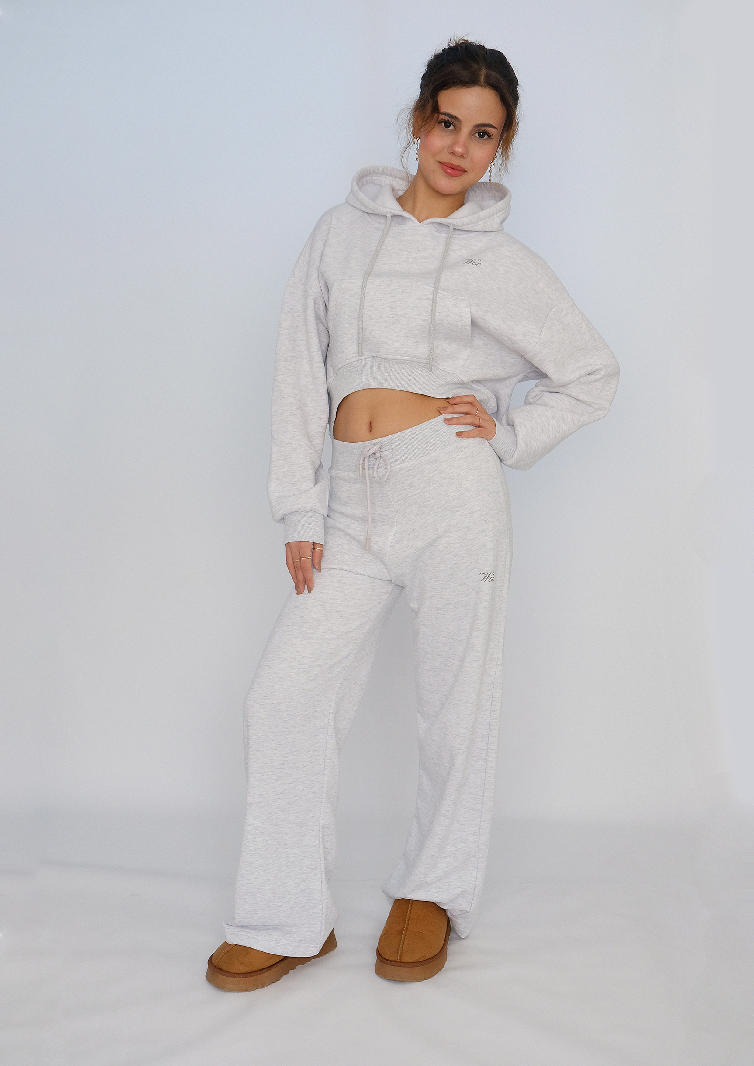 Silk-Touch Grey Duo Alt & Üst Takım