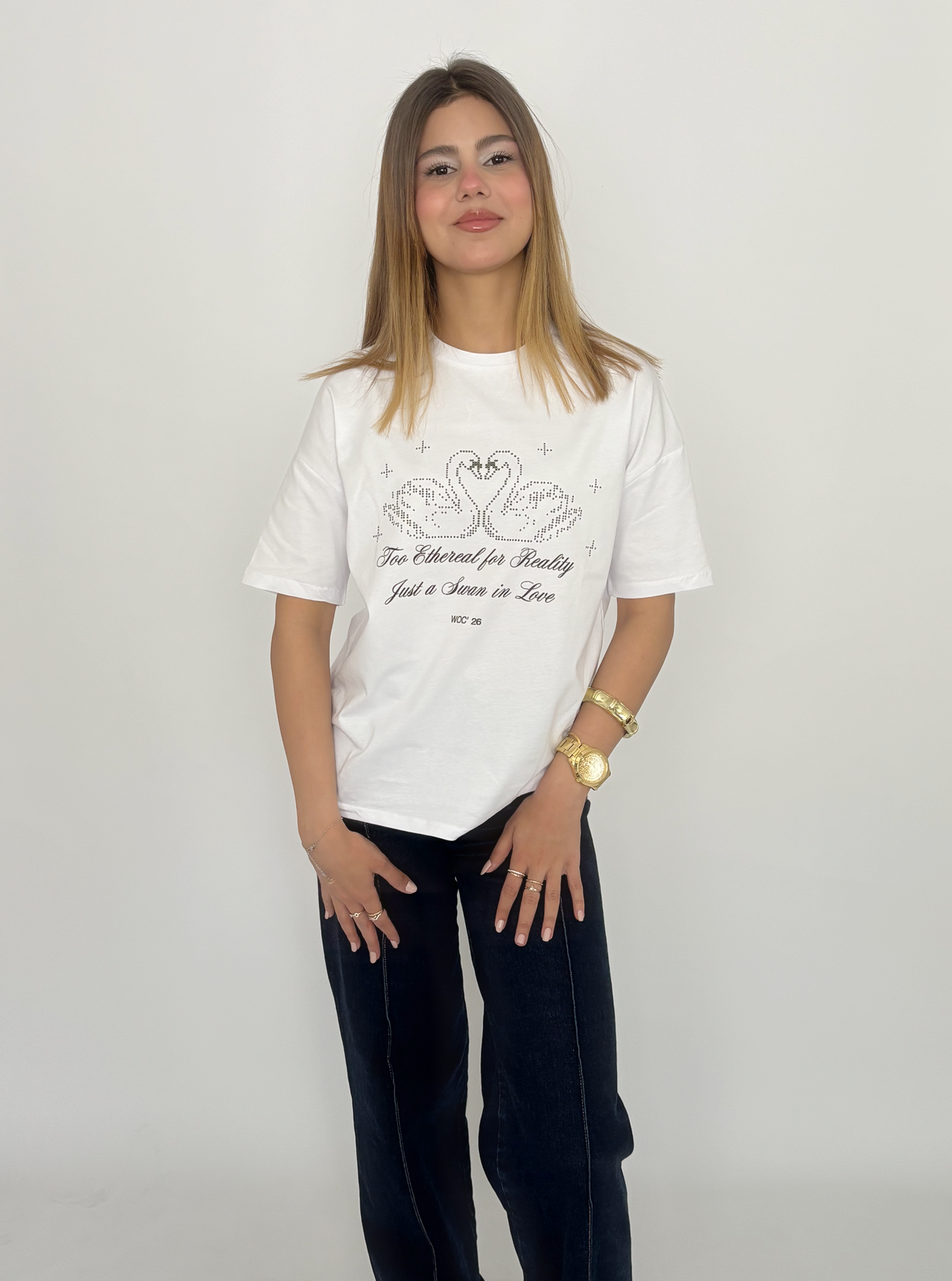 Ethereal Grace Swan T-Shirt