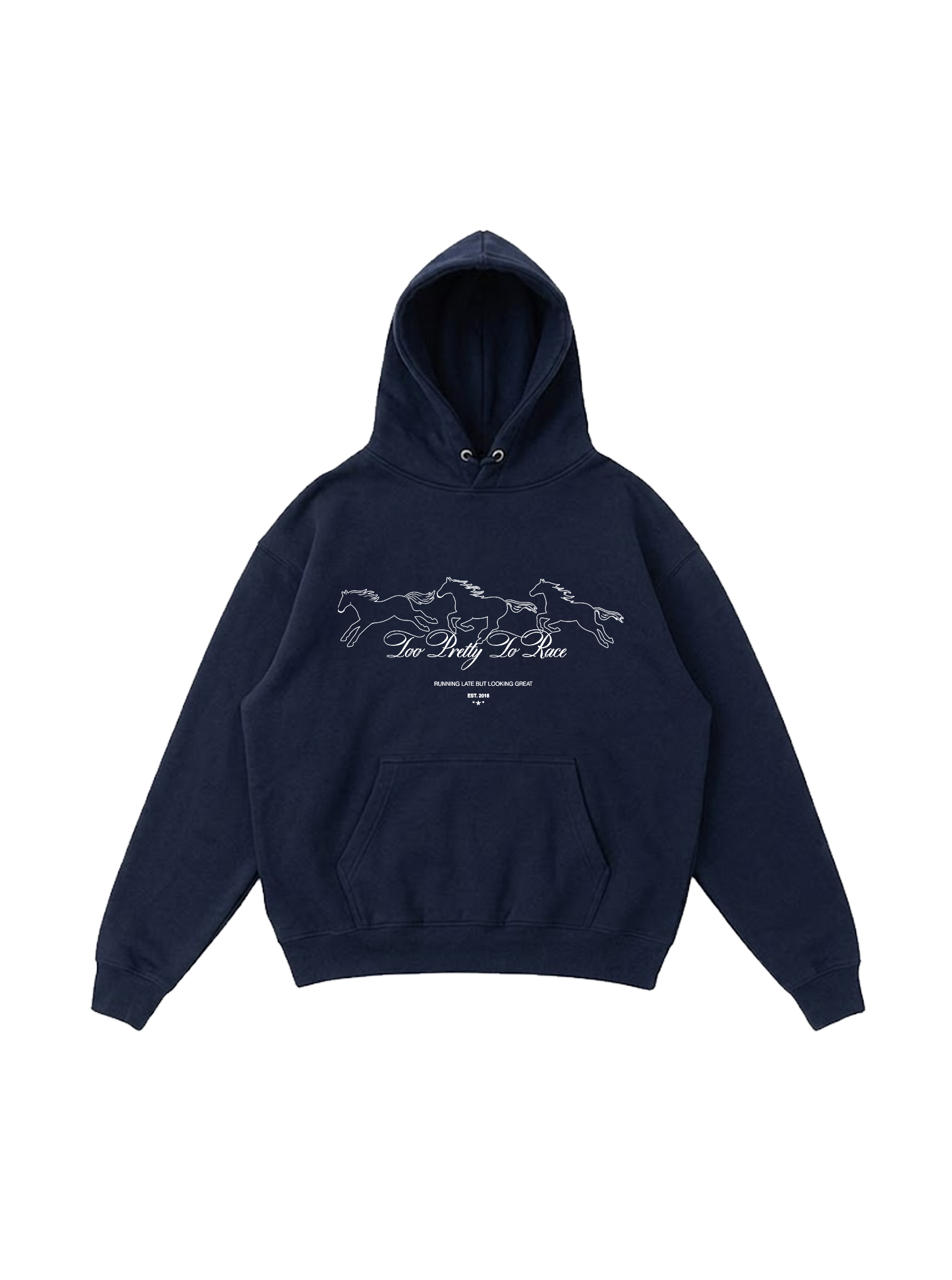 Too Pretty To Race Hoodie