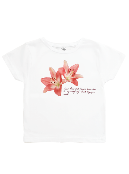 Lilies Baby Tee