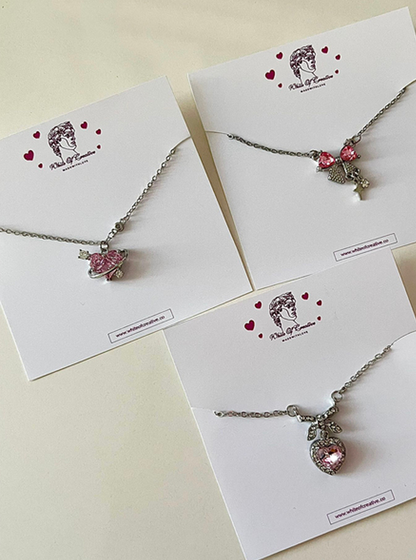 Pearl Aura Heart Swarovski Kolye