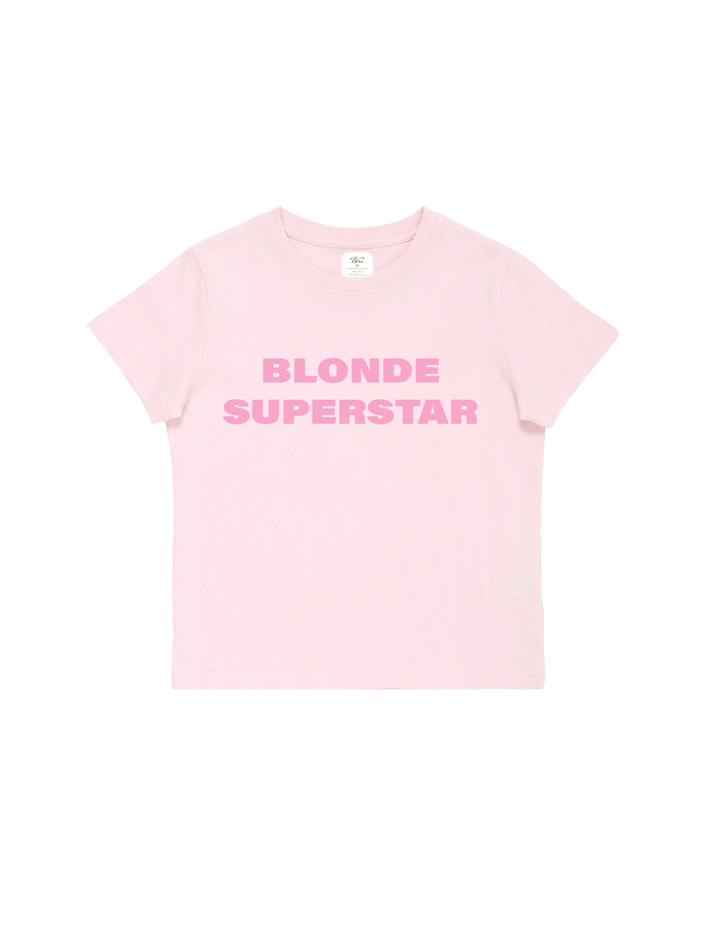 Blonde Superstar Baby Tee