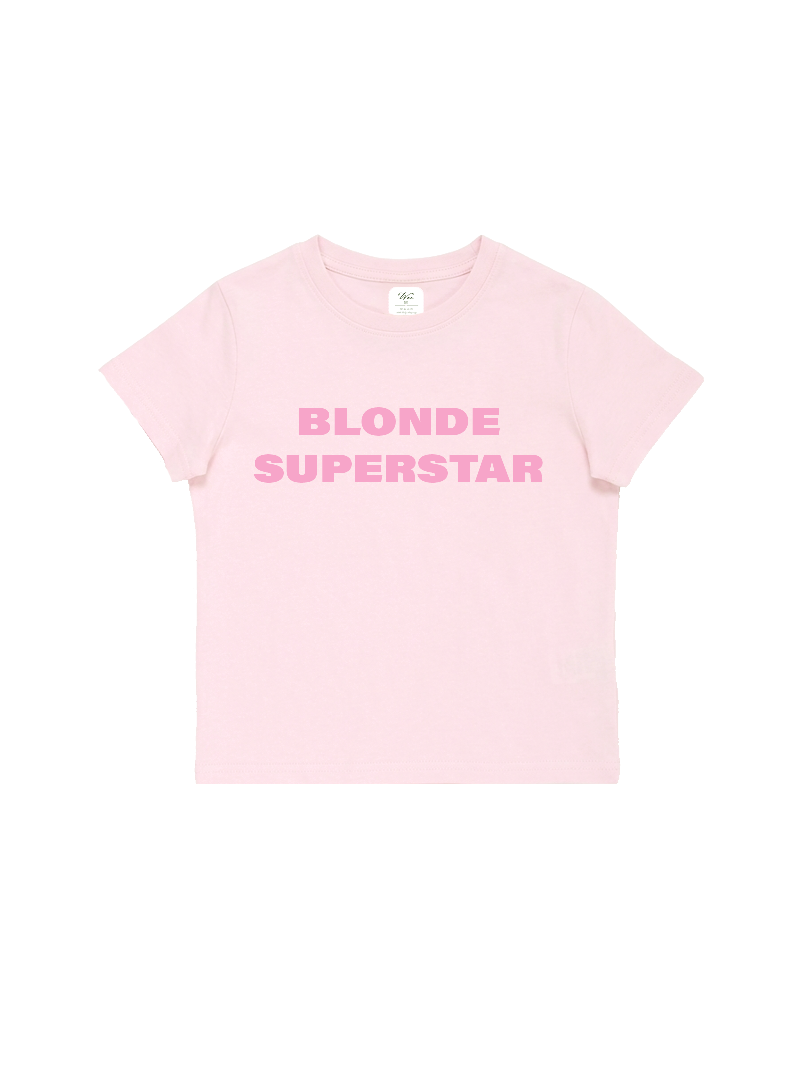 Blonde Superstar Baby Tee