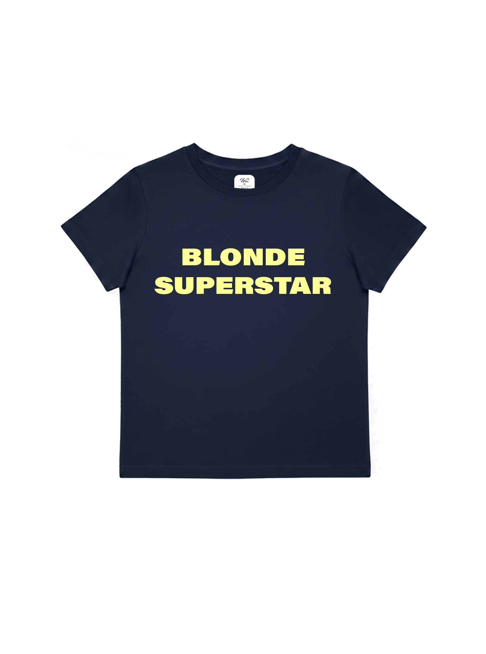 Blonde Superstar Baby Tee