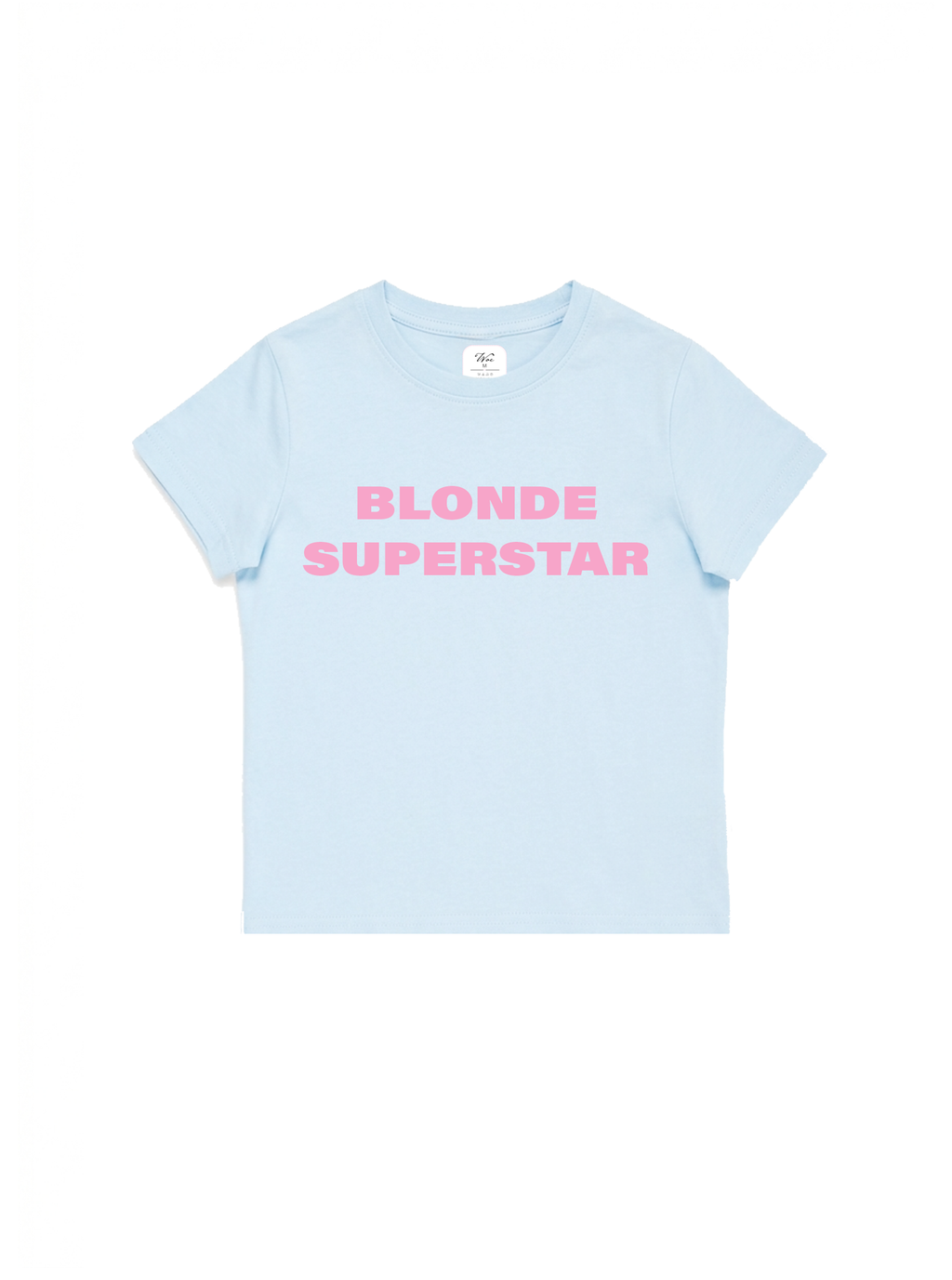 Blonde Superstar Baby Tee