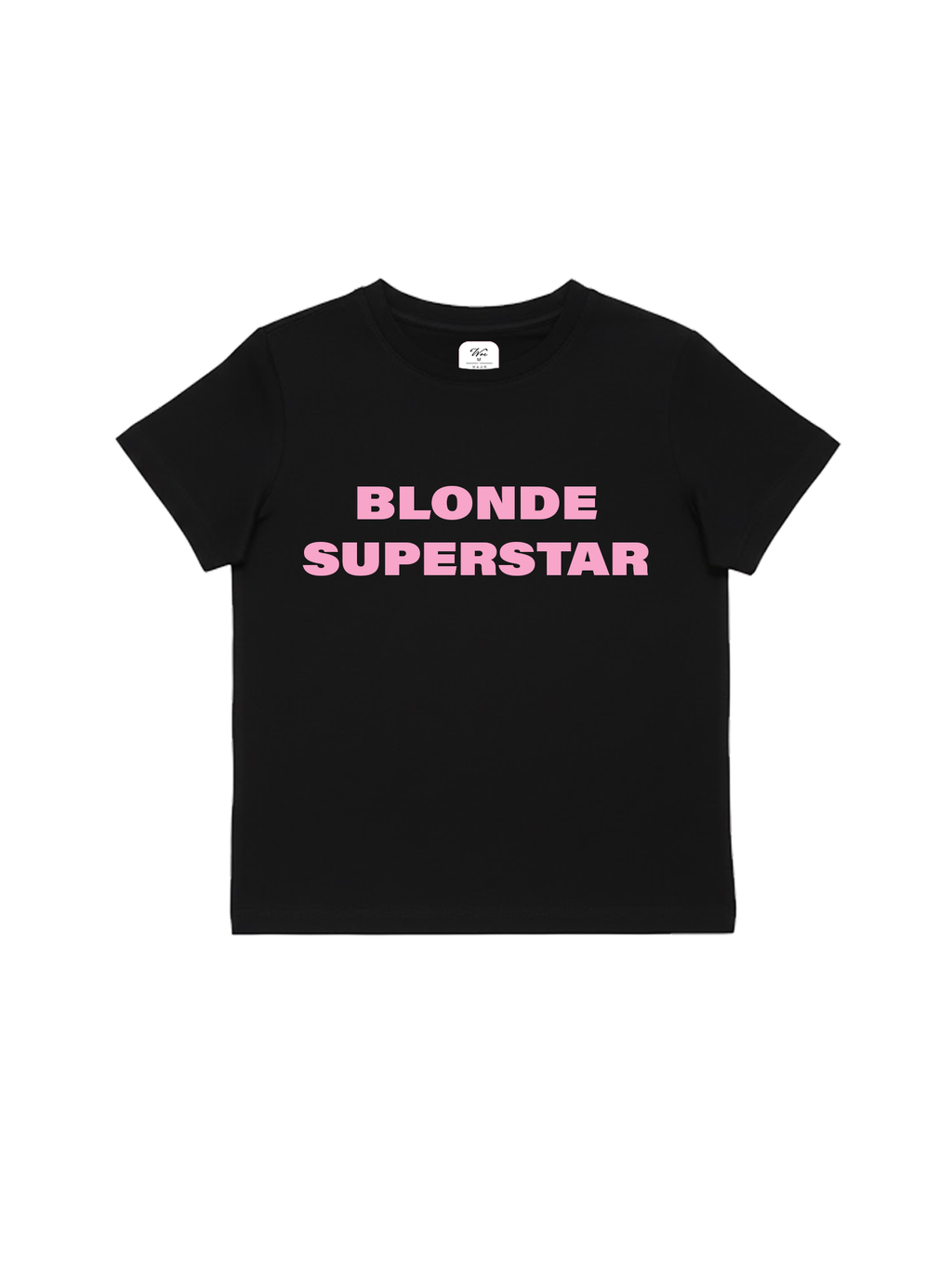 Blonde Superstar Baby Tee