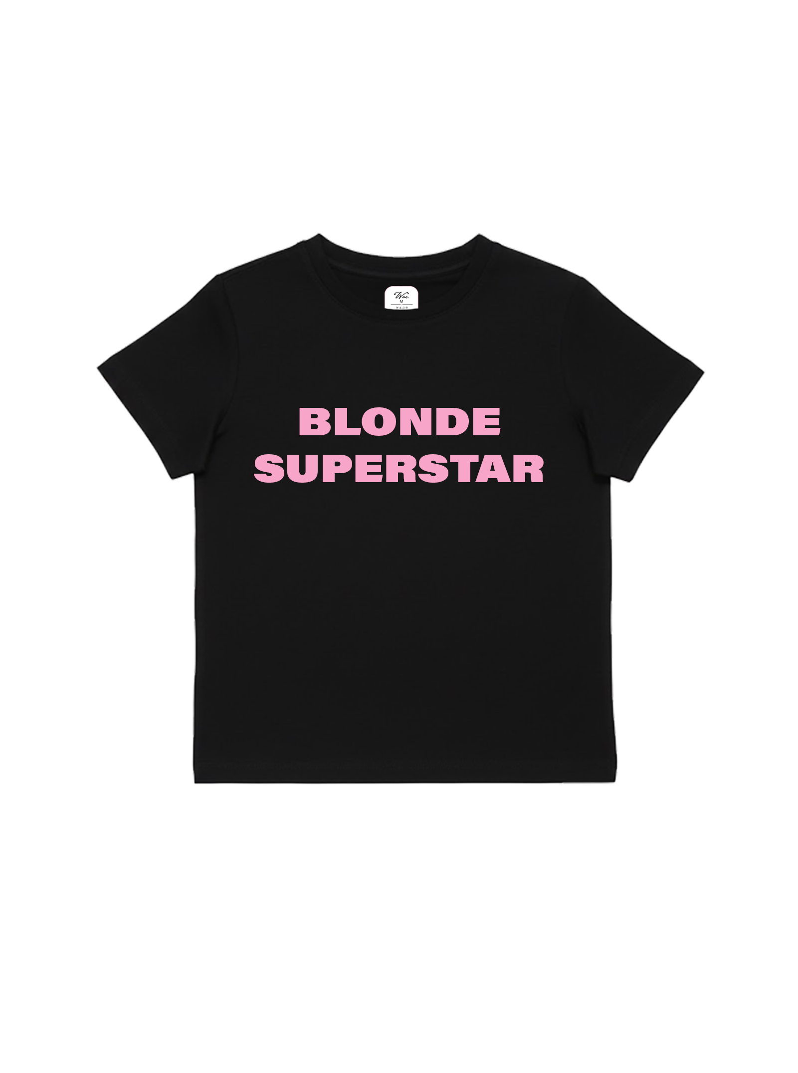 Blonde Superstar Baby Tee