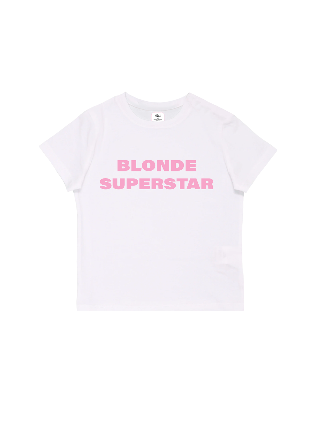 Blonde Superstar Baby Tee